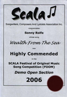 image of 2006 scala certificate